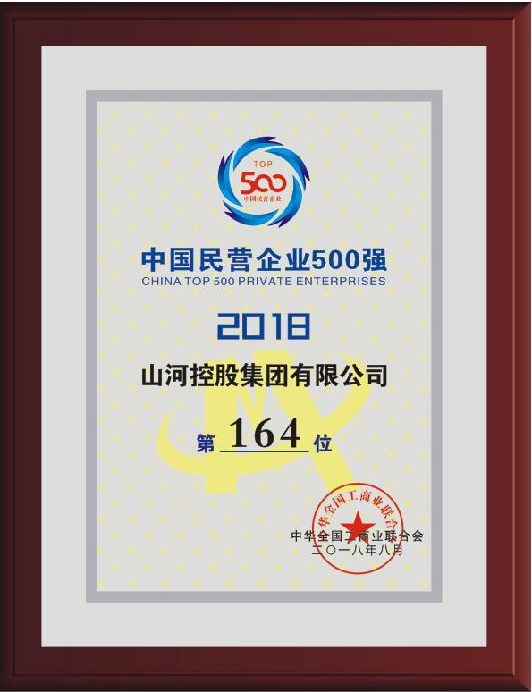 2018中国民营企业500强